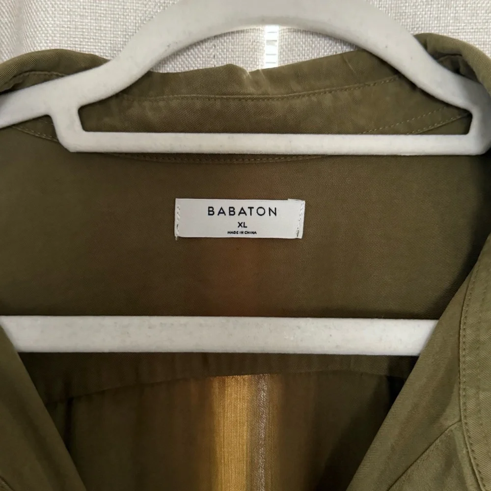 Babaton by Aritzia Fez Utility Shirt – Olive Green – XL - Picture 8 of 9